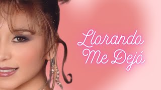 Anita Santivañez  Llorando Me Dejo Video Lyric Oficial [upl. by Lahcym610]