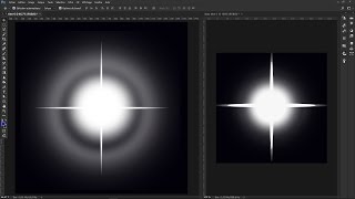 Tutoriel Photoshop CC 2017Etoile Polaire avec et sans Halo [upl. by Eniledgam]