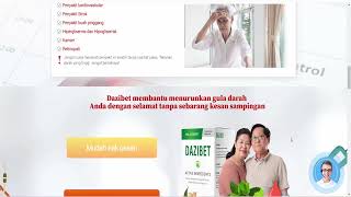 Dazibet  capsules for diabetes Malaysia [upl. by Yellhsa]