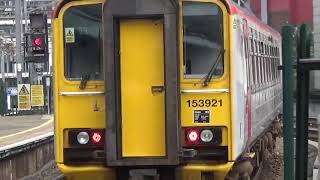 Cardiff Central train station train going to Coryton [upl. by Enirtak]