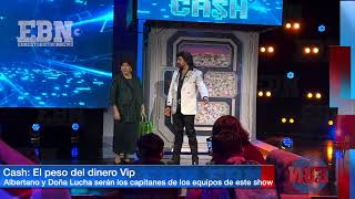 ALBERTANO Y DOÑA LUCHA son los capitanes del programa CASH EL PESO DEL DINERO VIP 📺 💰  Televisa [upl. by Ronn]