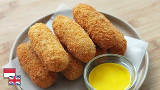 Luar Krispi Dalam Lumer Resep KROKET BELANDA [upl. by Dom]