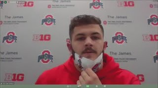 Jeremy Ruckert postgame interview  Ohio StatePenn State [upl. by Eniale]