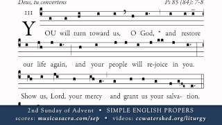 OFFERTORY • 2nd Sunday of Advent • SIMPLE ENGLISH PROPERS [upl. by Maryanne816]