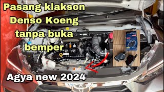 Agya new 2023 2024 ganti klakson Denso Keong [upl. by Menis224]