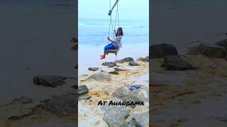 Found another beach swing in Ahangama beach  but its not a good one  just tried srilanka travel [upl. by Lucian953]