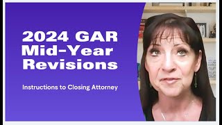 💥 2024 GAR Midyear Revisions  Instructions to Closing Attorney 💥 realestatecontractrevision [upl. by Teirtza]