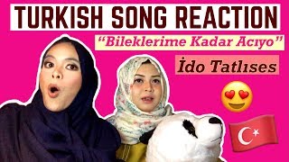 TURKISH SONG REACTION İdo Tatlıses  Bileklerime Kadar Acıyo [upl. by Dorrahs]