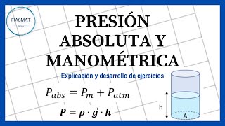 Presión Absoluta y Manométrica – Ejercicios resueltos [upl. by Hagar]