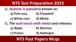 NTS Test Preparation 2023  NTS Preparation 2023  NTS NAT Test Preparation  NTS Past Papers 2023 [upl. by Enirol]