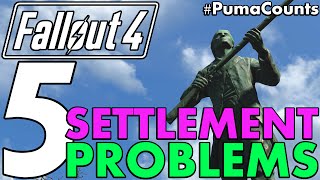 5 Big Problems with Fallout 4s Settlement Building and Crafting System PumaCounts [upl. by Silva]