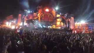 EDC LV 2014  Day 3  bassCON  Angerfist [upl. by Suaeddaht]