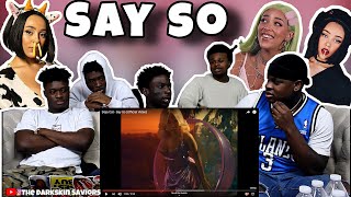 Doja Cat  Say So Official Video REACTION [upl. by Ahsin]