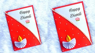 Diwali greeting card for school competitiongreeting card making ideascard making ideas for diwali [upl. by Lebbie]