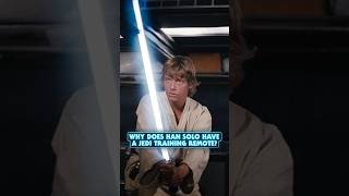 Why Does Han Solo Have a Jedi Training Remote starwars [upl. by Mannie962]