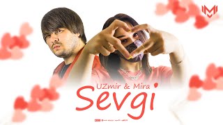 UZmir amp Mira  Sevgi Lyric video [upl. by Ateekan115]