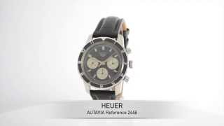 Heuer Autavia Chronograph Ref 2446 Valjoux 72 [upl. by Ramirolg]