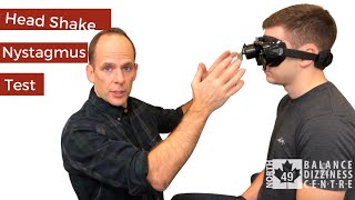 Vestibular Loss amp How To Perform The Head Shake Nystagmus Test [upl. by Slack]