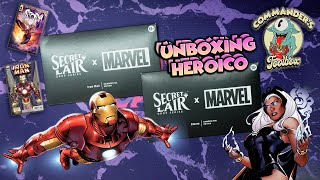 SECRET LAIR X MARVEL UNBOXING IRON MANSTORM RAINBOW FOIL EDITION  MAGIC THE GATHERING EN ESPAÑOL [upl. by Ontine796]