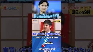 大谷翔平、お金の使い方分からないw プロ野球 大谷翔平 二宮和也 メジャーリーグ 野球 [upl. by Drarej]