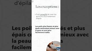 Pourquoi estil déconseillé de se raser  epilationdefinitive [upl. by Inaboy]