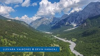 Ujevara e Valbones Tropoje Albania  Aerial Drone Video [upl. by Travus]