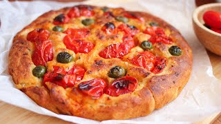 FOCACCIA BARESE  La mia Ricetta Facilissima  LifeampChiara [upl. by Adnesor812]