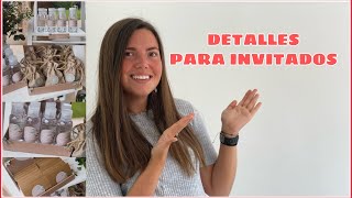 IDEAS DETALLES PARA INVITADOS DE BODA  Originales e útiles [upl. by Nnylimaj]