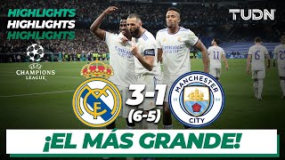 Highlights  Real Madrid 3651 Man City l  UEFA Champions League 2022  Semis Vuelta  TUDN [upl. by Joana]