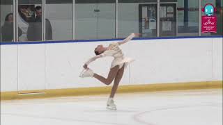 Minsol Kwon FS Skate Ontario Sectional Series October 2024 [upl. by Eugenides]