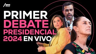 Debate presidencial 2024 Sigue aquí la transmisión en vivo [upl. by Kannry755]