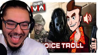 Azerrz  VOICE TROLLING on MODERN WARFARE 3  VINNYS ROAST BATTLE  REACTION [upl. by Assirim229]