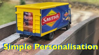 Josef  Model Railway amp Toy Room 140 Smiths Truck Personalise WIKING Merc PT1 Crisps Chips Gobbledok [upl. by Araf]