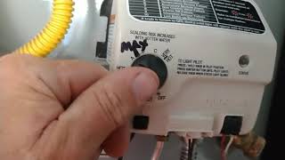 Water Heater Blinking Error Code Reset Honeywell Valve [upl. by Muncey]