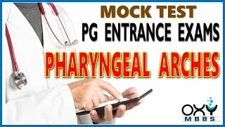 Pharyngeal Arches  Previously asked MCQs in PG Entrance Exams [upl. by Cristian]