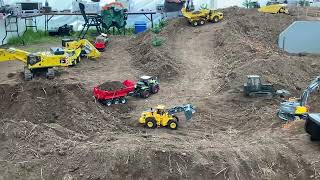 Rc diggers 114 scale welland steam rally 2024 [upl. by Arted]