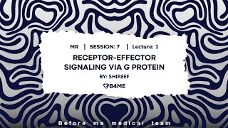 MR S7L1  ReceptorEffector Signalling Via G Proteins [upl. by Annairdna938]