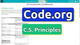 Codeorg Lesson 79 Conditionals Practice  Answer Tutorial  Unit 4 CS Principles 2023 [upl. by Eniamsaj937]