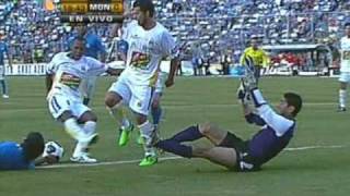 cruz azul vs morelia semifinal Joel Huiqui mano luego se hace el muertito [upl. by Nelda]