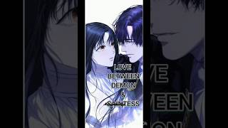 🔥Saintess and Demon love🥰 manhwa manhwareccomendation​ manhwaedit​ foryou​ fantasy​ edits yt [upl. by Nylecsoj]