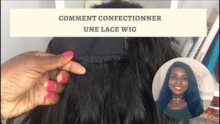 Comment Confectionner une lace wig  English Subtitles [upl. by Jauch]