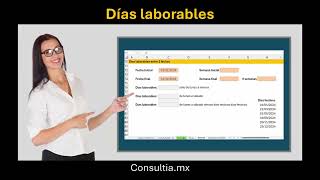 Días laborables en Excel [upl. by Franklin]