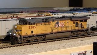 Custom Weathered Athearn Genesis Union Pacific ES44AC 5385 [upl. by Kaylil]