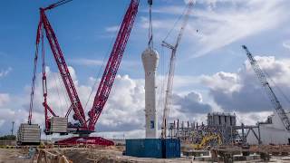 LR 13000 reactor installation  Standing tall to streamline lifts [upl. by Aney]