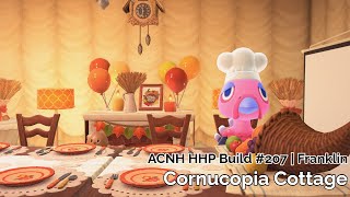 ACNH HHP Build 207  Franklin  Cornucopia Cottage [upl. by Hahn573]