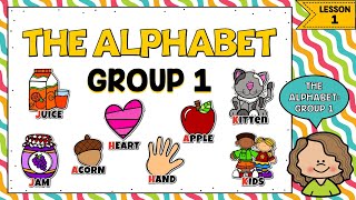 LECCIÓN 1 EL ALFABETO EN INGLÉS  GRUPO 1  CURSO COMPLETO DE INGLÉS PRINCIPIANTE  THE ALPHABET [upl. by Uhp]