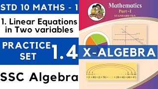 10th Algebra Chapter 1  Practice Set14  Linear Equations in Two Variables  Lecture 8 [upl. by Elinor]