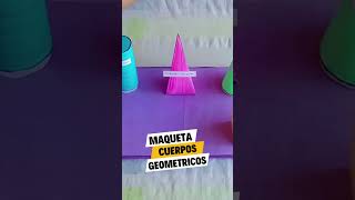 Paso a paso como hacer una maqueta de cuerpos geométricos [upl. by Theodosia]