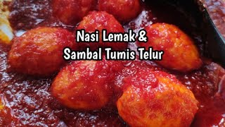 Nasi Lemak Sambal Tumis Telur [upl. by Everard]