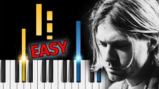 Nirvana  Something in the Way  EASY Piano Tutorial [upl. by Assirak523]